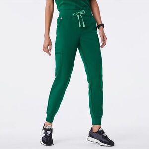 Figs Hunter green joggers